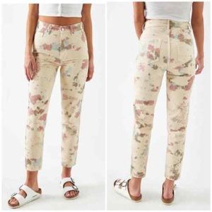 Pacsun Ultra High Rise Slim Tie Dye Jeans